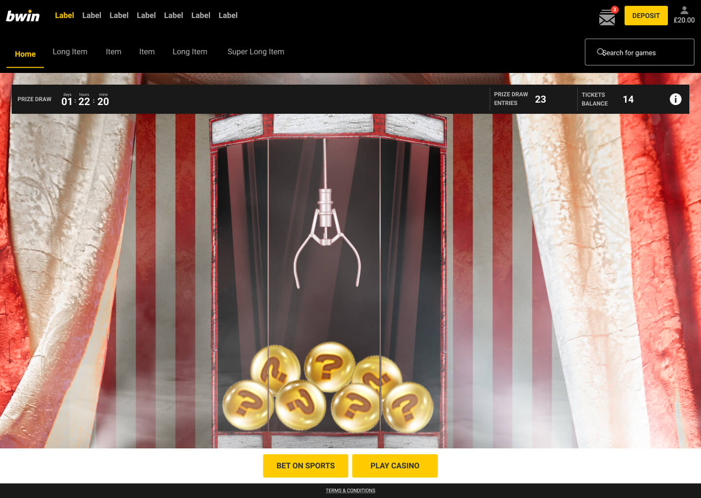 BWIN WINTER CARNIVAL IMMERSIVE LOBBY - Image 5